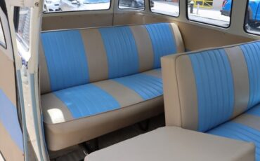 Volkswagen-Type-2-Bus-23-Window-1974-Blue-Tan-0-7