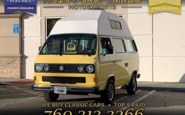 Volkswagen-VanagonCampmobile-Van-1984-Yellow-Tan-114476-2