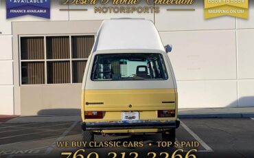 Volkswagen-VanagonCampmobile-Van-1984-Yellow-Tan-114476-4