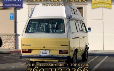 Volkswagen-VanagonCampmobile-Van-1984-Yellow-Tan-114476-5