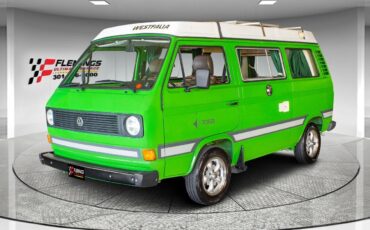 Volkswagen-Westfalia-Camper-Van-1980-Green-Tan-0-1