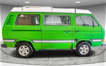 Volkswagen-Westfalia-Camper-Van-1980-Green-Tan-0-6