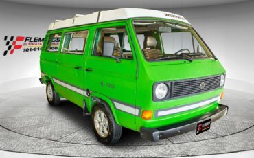 Volkswagen-Westfalia-Camper-Van-1980-Green-Tan-0-7