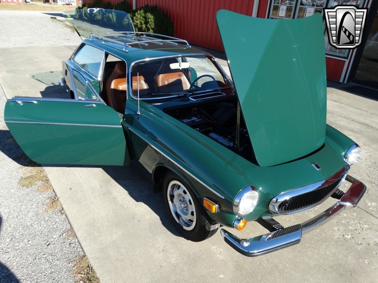 Volvo-1800ES-1973-Green-Brown-65317-11