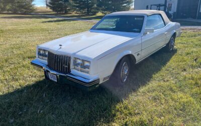 Buick Riviera Cabriolet 1983 à vendre