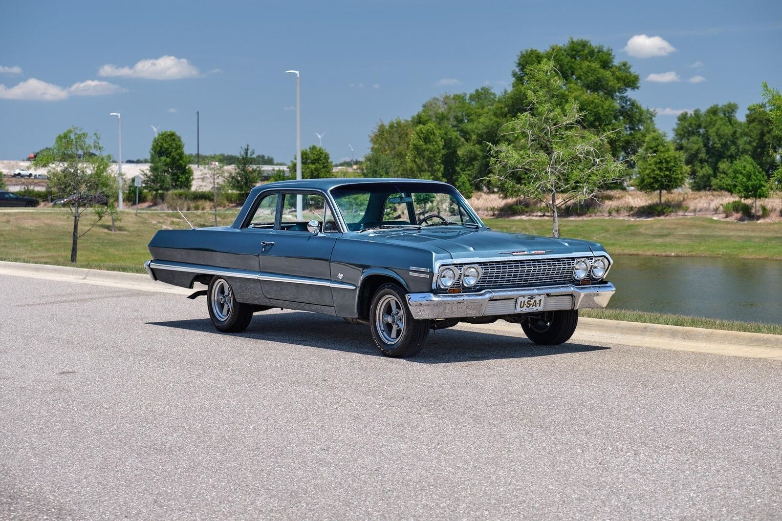 Chevrolet-Bel-Air150210-1963-Green-Green-59359-8