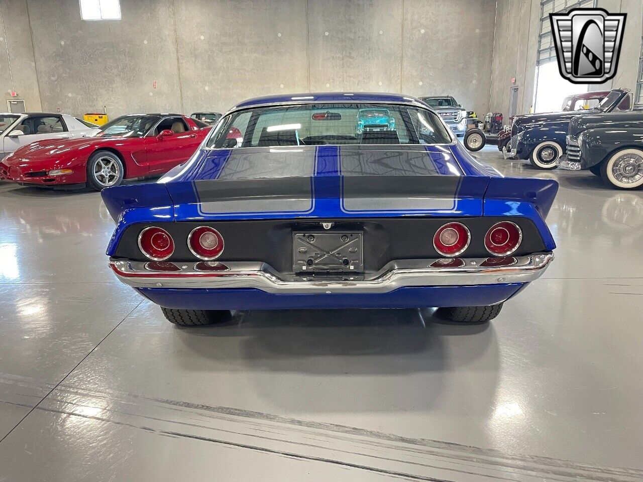 Chevrolet-Camaro-1970-Blue-Black-8058-4