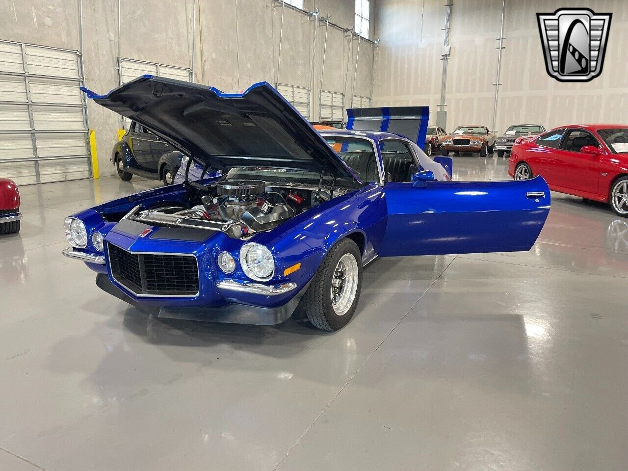 Chevrolet-Camaro-1970-Blue-Black-8058-8