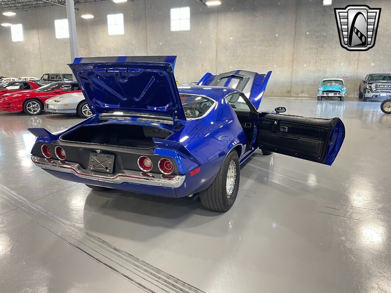 Chevrolet-Camaro-1970-Blue-Black-8058-9