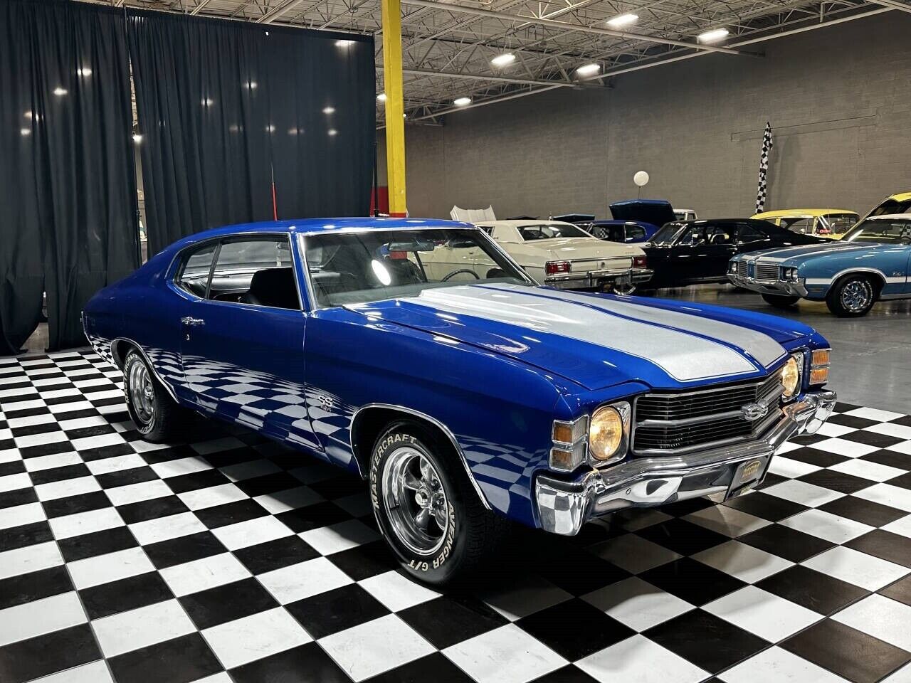 Chevrolet-Chevelle-Coupe-1971-Blue-Black-80467-10