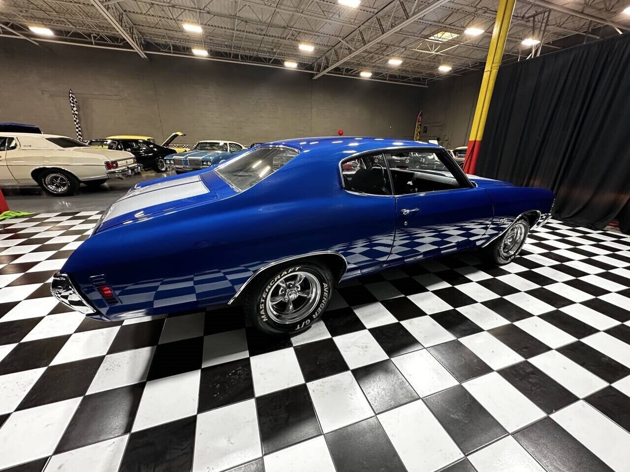 Chevrolet-Chevelle-Coupe-1971-Blue-Black-80467-13