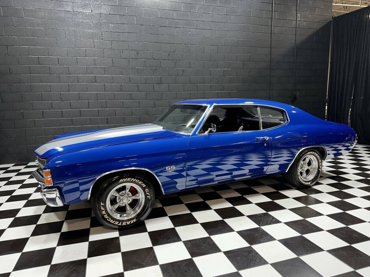 Chevrolet-Chevelle-Coupe-1971-Blue-Black-80467-17