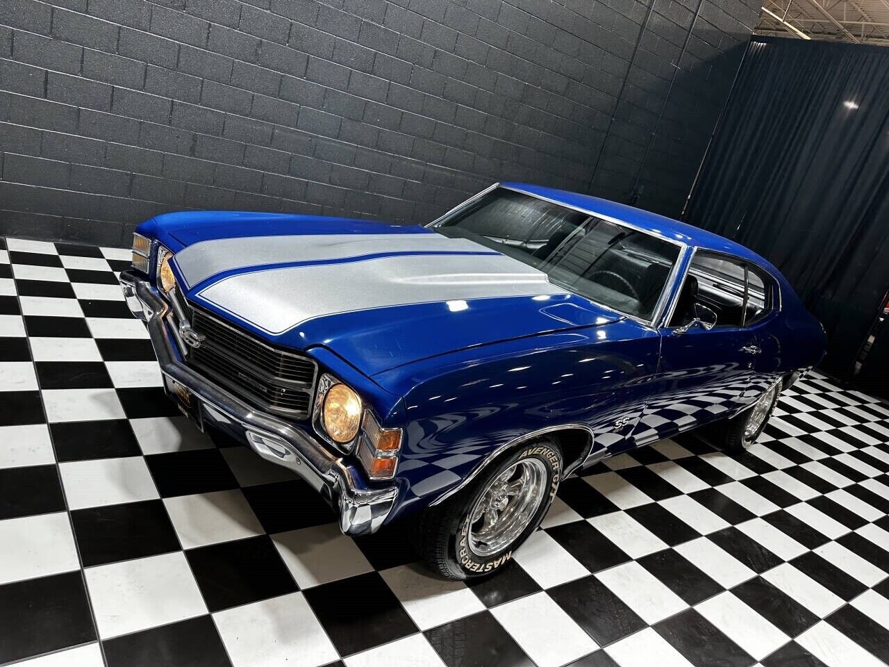 Chevrolet-Chevelle-Coupe-1971-Blue-Black-80467-8