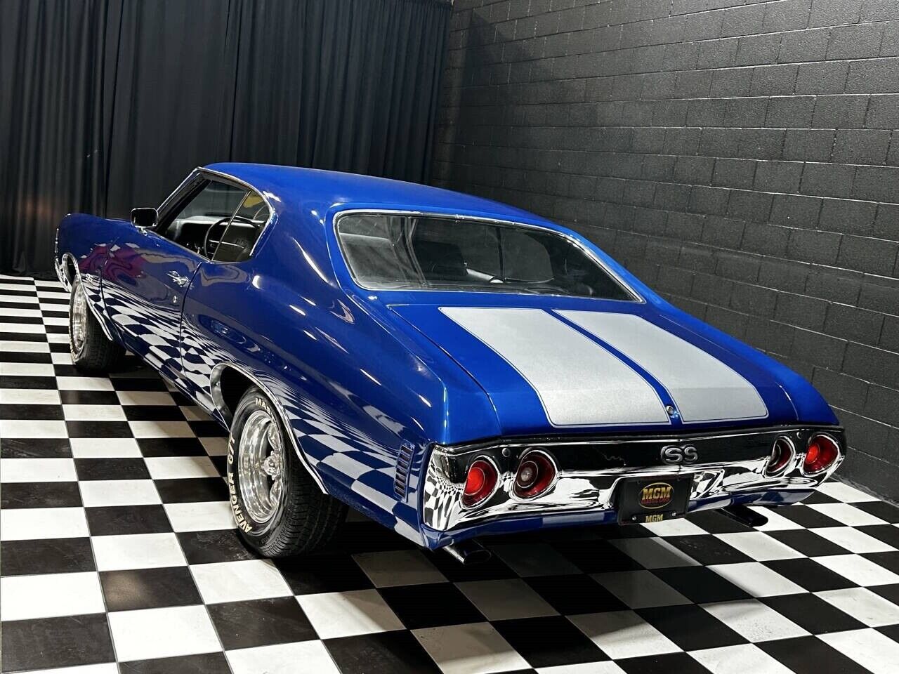 Chevrolet-Chevelle-Coupe-1971-Blue-Black-80467-9