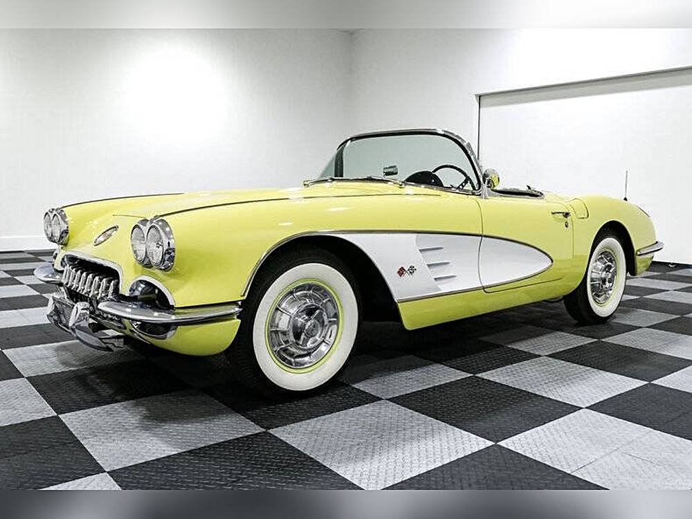 Chevrolet-Corvette-1958-yellow-107116-20