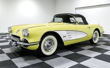 Chevrolet-Corvette-1958-yellow-107116-22