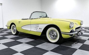 Chevrolet-Corvette-1958-yellow-107116