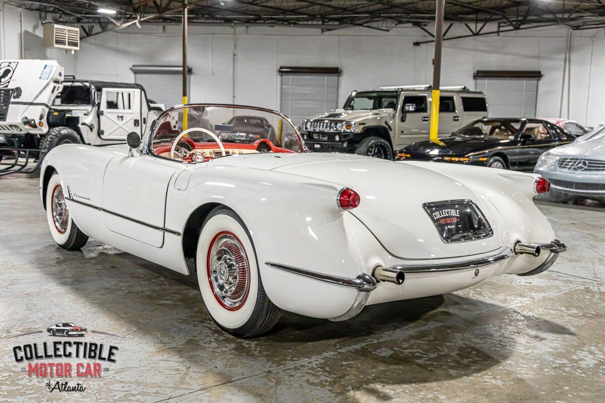 Chevrolet-Corvette-Cabriolet-1954-White-Red-133683-19