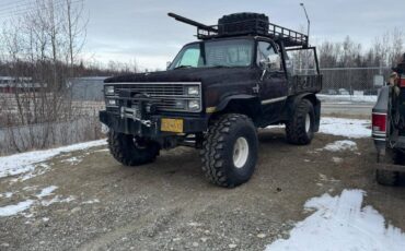 Chevrolet-Flatbed-diesel-1984-black-162905-2