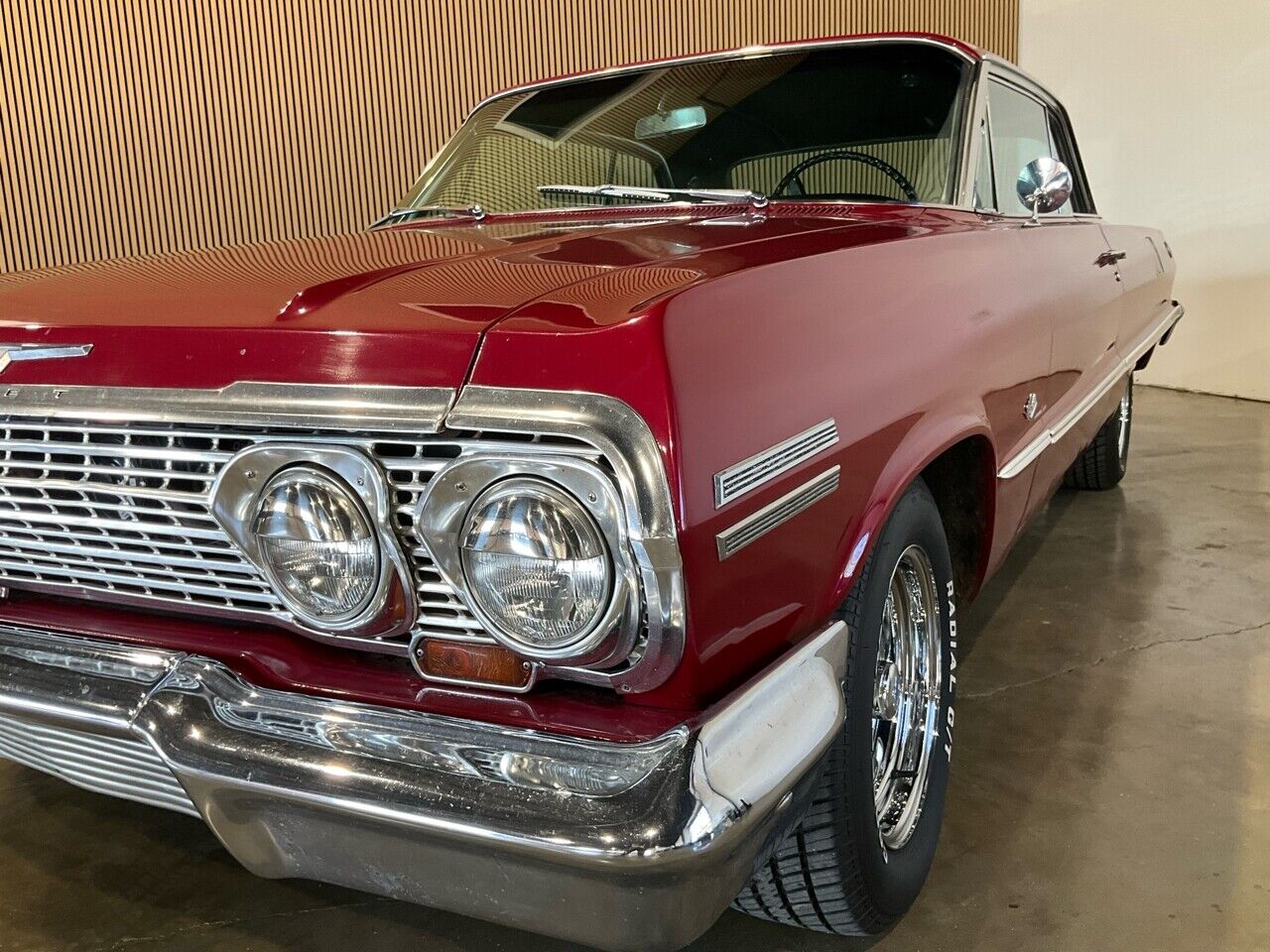 Chevrolet-Impala-1963-Red-Black-78951-6