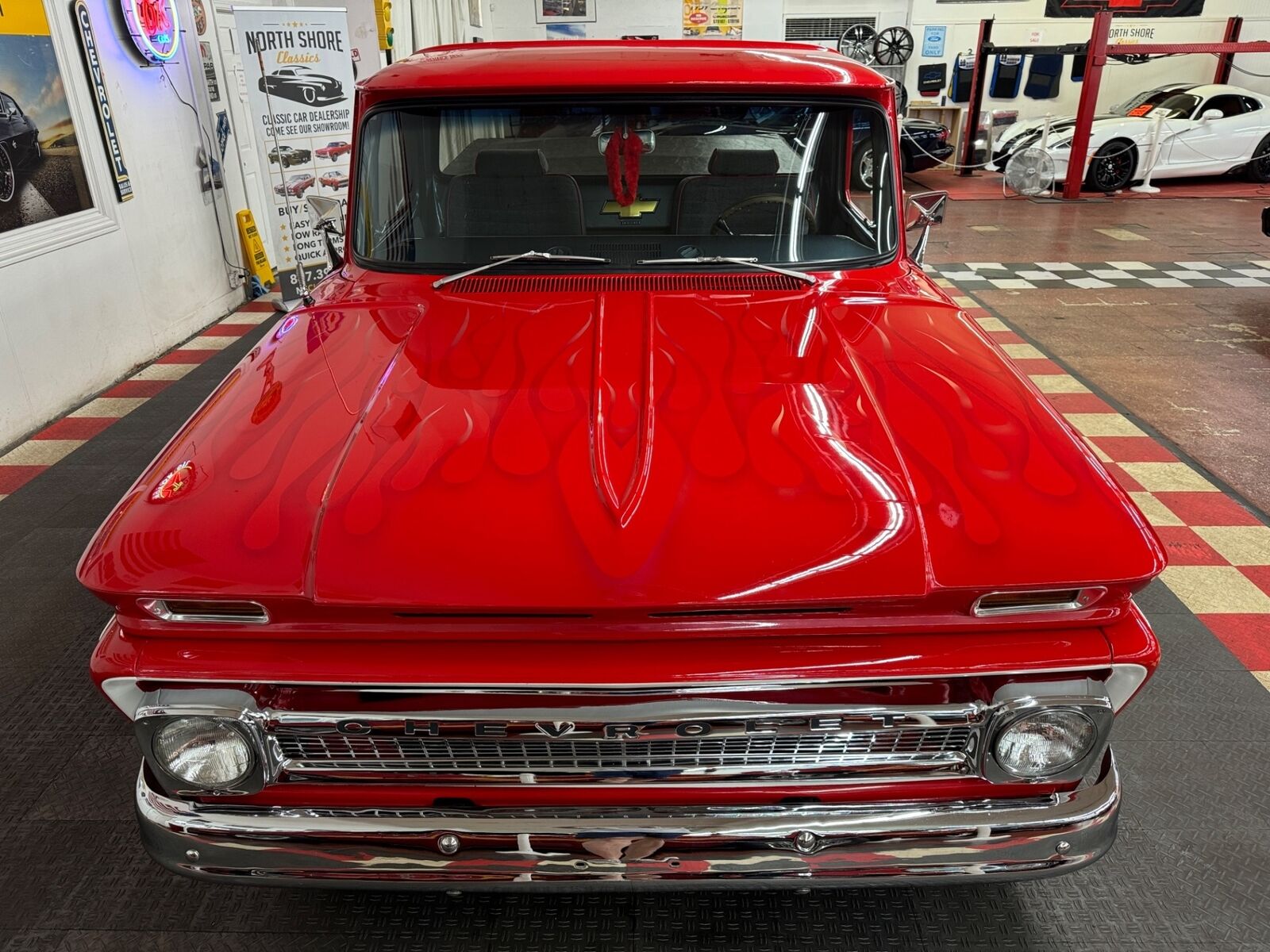 Chevrolet-Other-Pickups-1965-Red-Gray-916-3