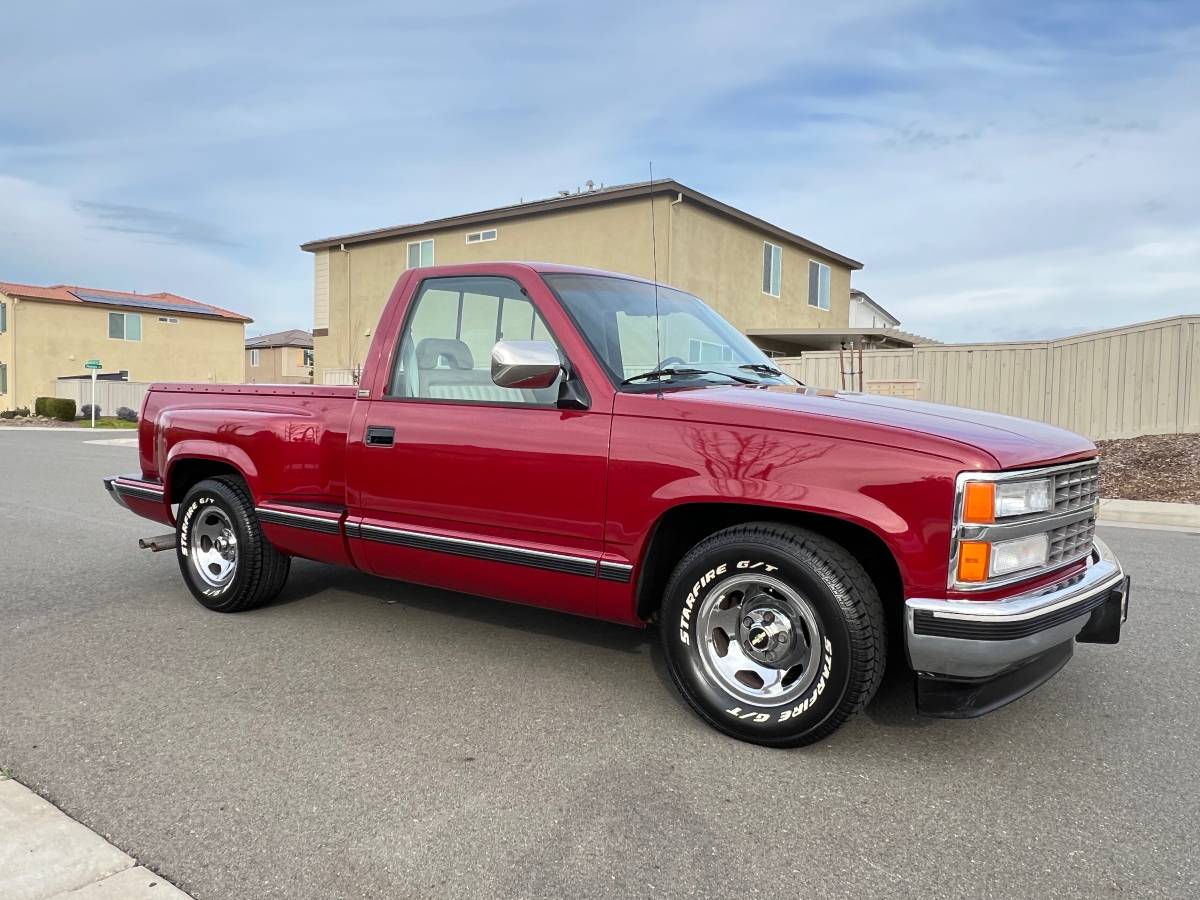 Chevrolet-Silverado-1500-1991-red-53108-9