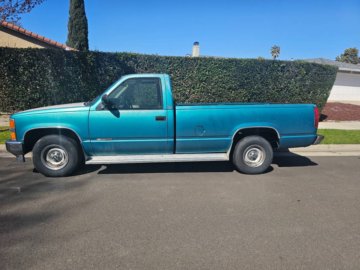 Chevrolet-Silverado-1500-truck-1994-green-120701