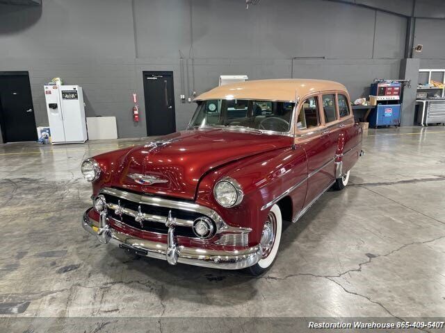 Chevrolet-Townsman-Station-Wagon-1953-Burgundy-Brown-116819-1