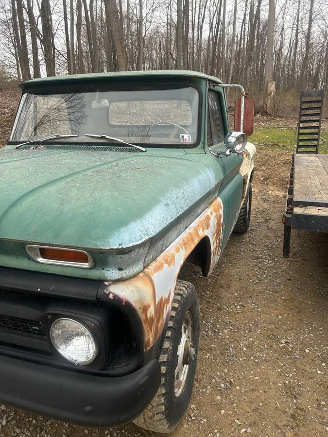 Chevrolet-Truck-1966-green-87777