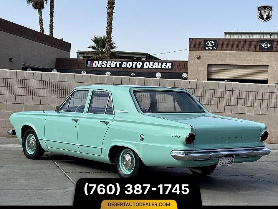 Dodge-Dart-32000-MILES-Berline-1963-Teal-Gray-51499-2