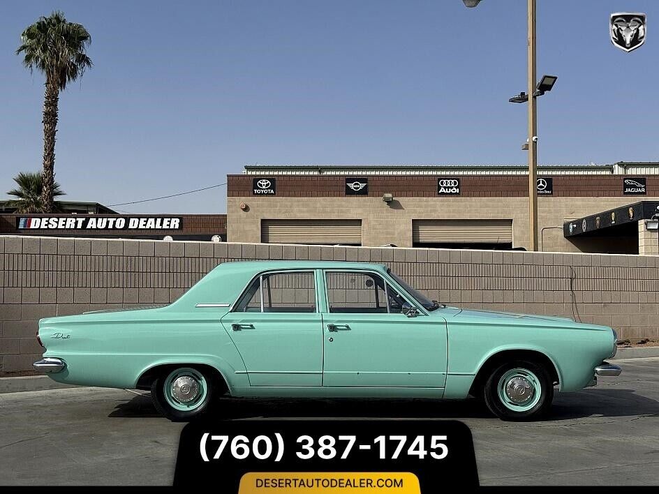 Dodge-Dart-32000-MILES-Berline-1963-Teal-Gray-51499-4