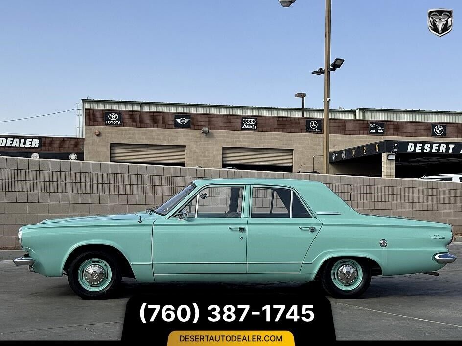 Dodge-Dart-32000-MILES-Berline-1963-Teal-Gray-51499-5