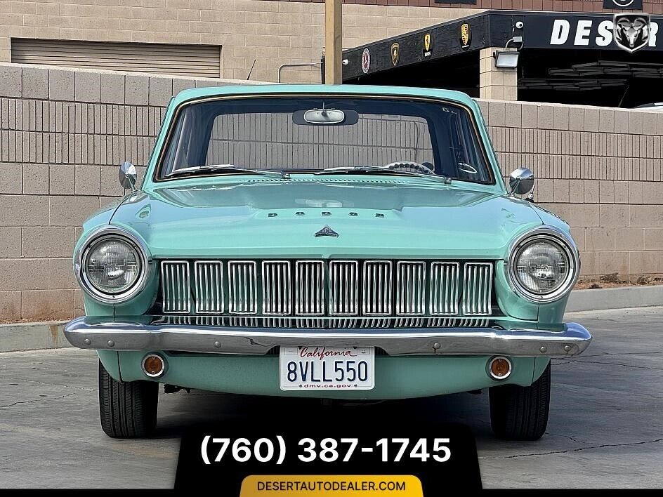 Dodge-Dart-32000-MILES-Berline-1963-Teal-Gray-51499-6