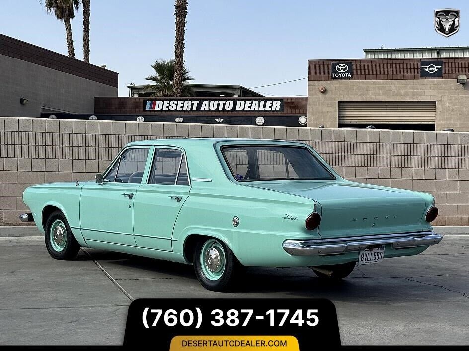 Dodge-Dart-32000-MILES-Berline-1963-Teal-Gray-51499-8