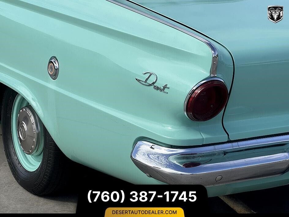 Dodge-Dart-32000-MILES-Berline-1963-Teal-Gray-51499-9