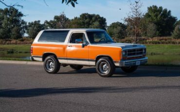 Dodge-Ramcharger-1990-Orange-Gray-159320-8