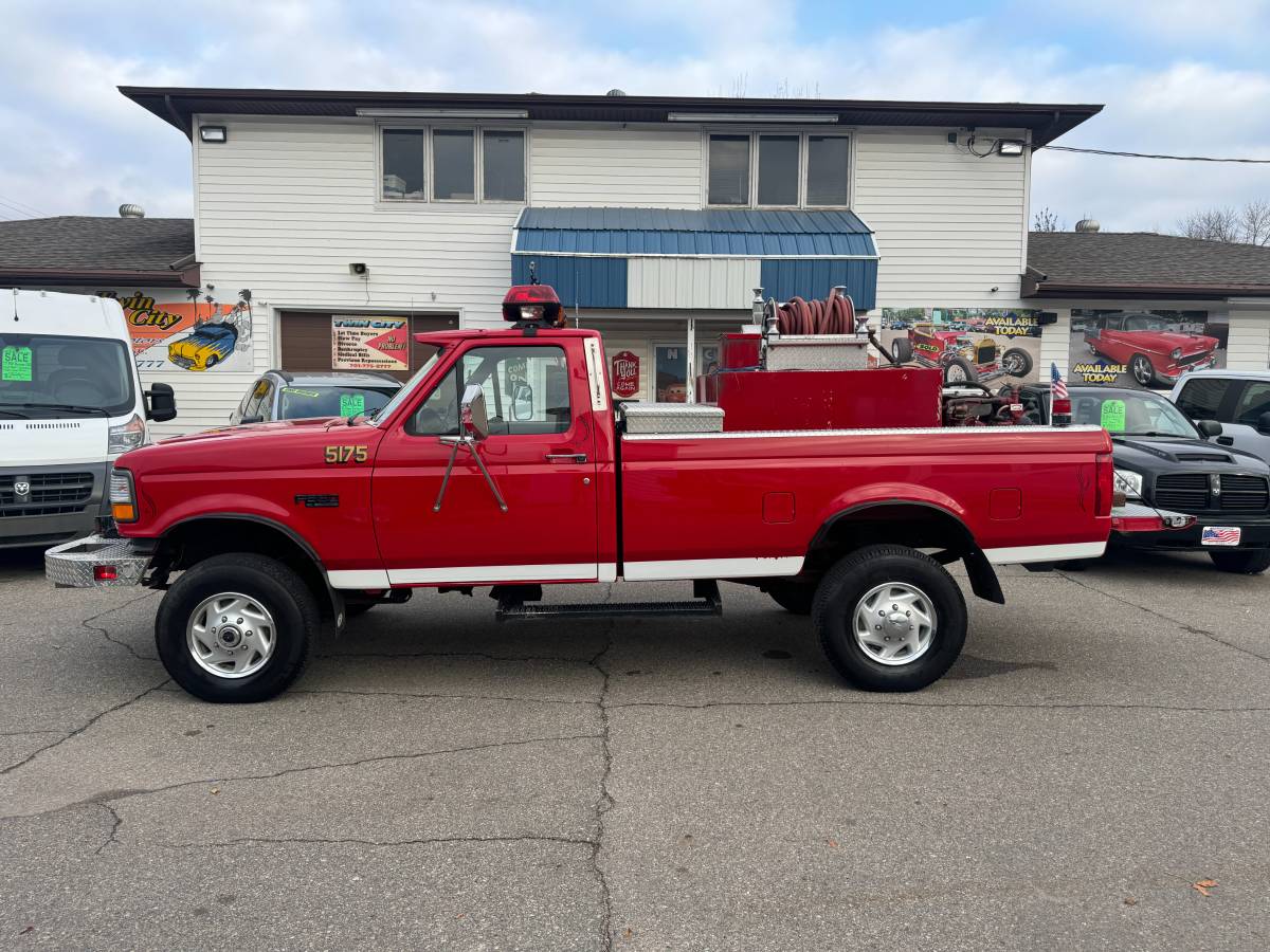 Ford-F-350-xl-4x4-1995-red-41704