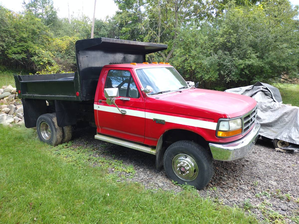 Ford-F350-1993-red-45062-1