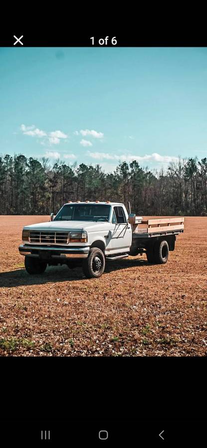 Ford-F350-diesel-1995-white-458662