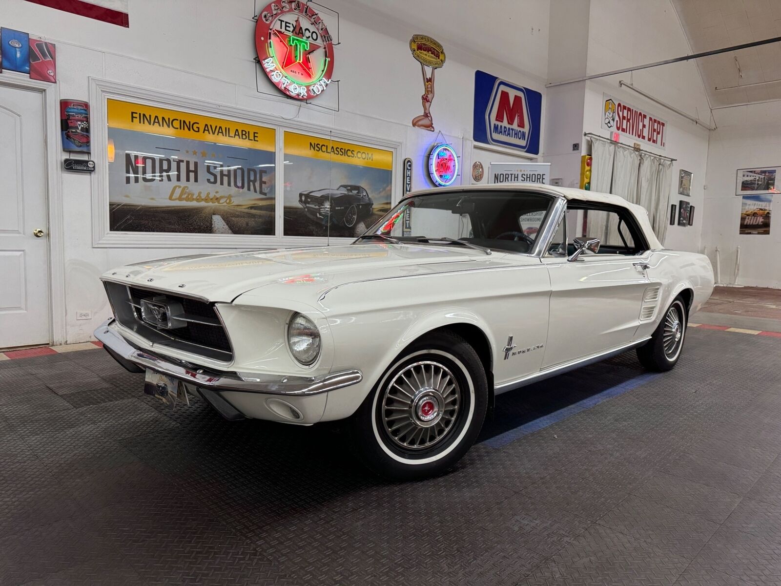 Ford-Mustang-Cabriolet-1967-White-Other-Color-0-6