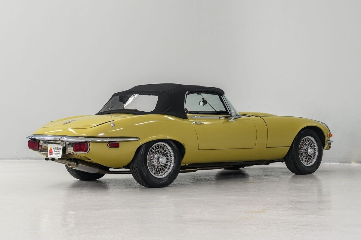 Jaguar-E-Type-Cabriolet-1974-Green-Cinnamon-76693-6