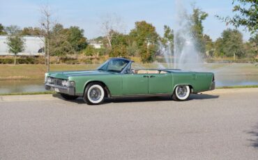 Lincoln-Continental-1965-Green-Tan-155662-4