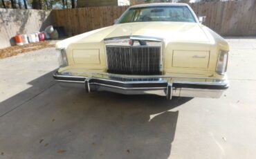 Lincoln-Mark-v-1978-yellow-65983-1