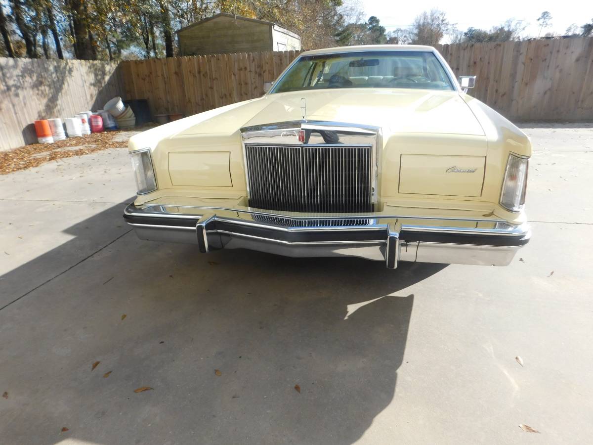 Lincoln-Mark-v-1978-yellow-65983-1