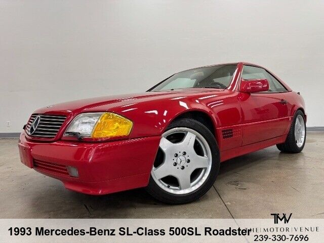 Mercedes-Benz-SL-Class-1993-Tan-84198-1