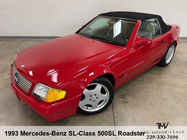 Mercedes-Benz-SL-Class-1993-Tan-84198-6