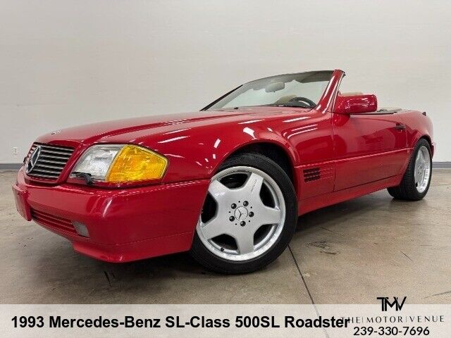 Mercedes-Benz-SL-Class-1993-Tan-84198-9