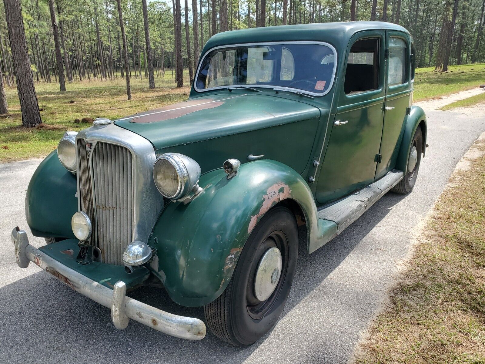 Other-MODEL-75-SPORTS-SALOON-LIKE-JAGUARROLLSBENTLEY-B-Berline-1948-Green-Burgundy-99999-2