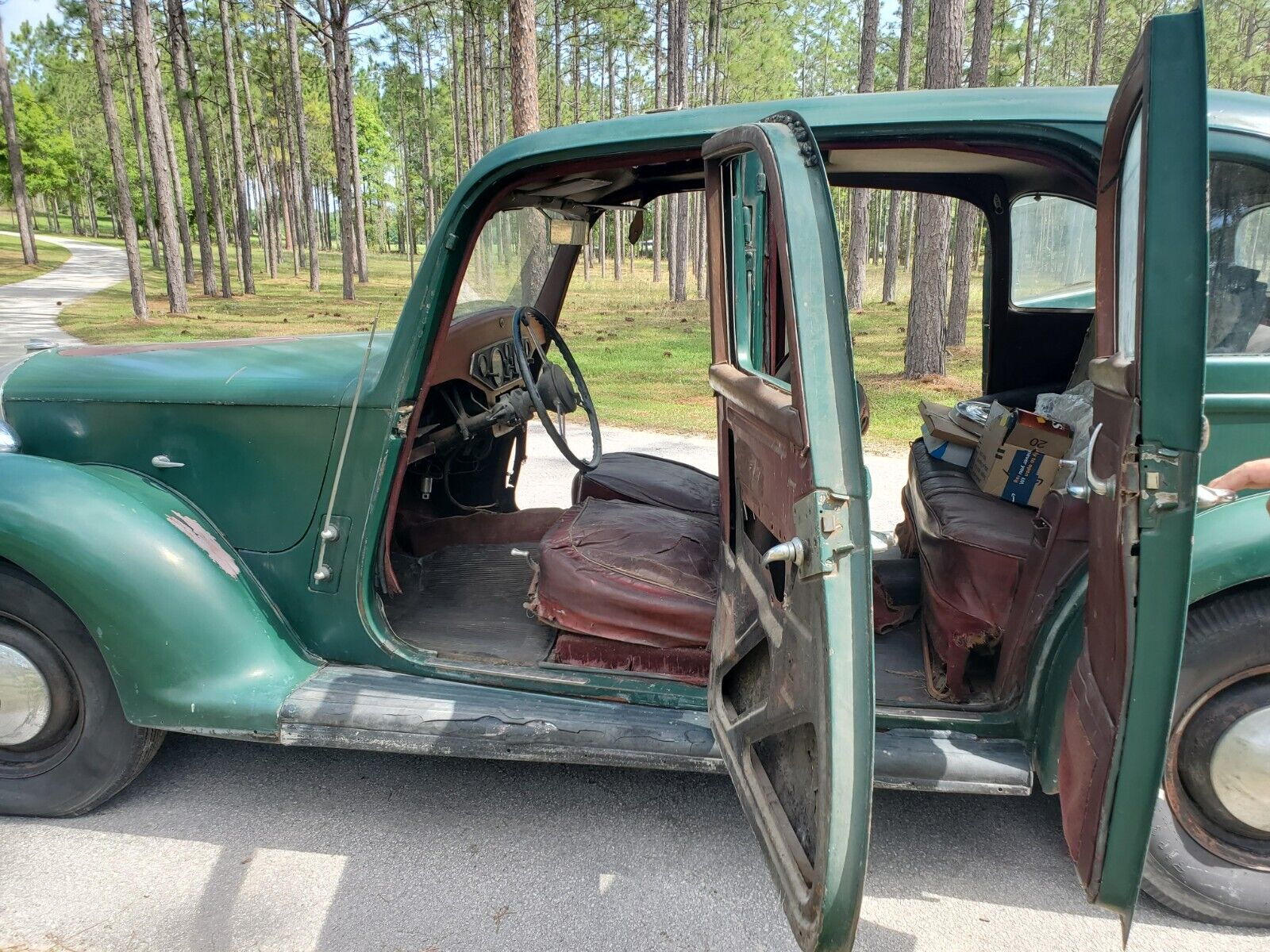 Other-MODEL-75-SPORTS-SALOON-LIKE-JAGUARROLLSBENTLEY-B-Berline-1948-Green-Burgundy-99999-4