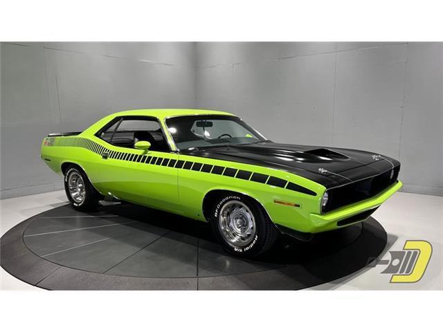 Plymouth-Cuda-Coupe-1970-Green-Black-13881-28